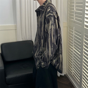 初秋现货印花衬衣男潮牌时尚衬衫A351-AC25616-特批p55控108图片