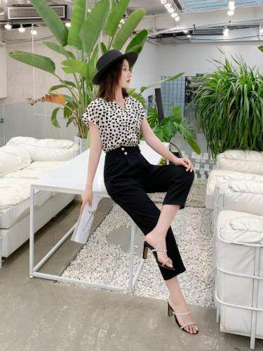 夏季新款 爱心气质淑女套裤,女装,水锦红