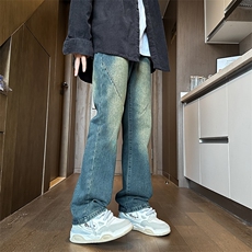复古蓝牛仔裤B342-K9009-P50，男装牛仔裤，电商B342