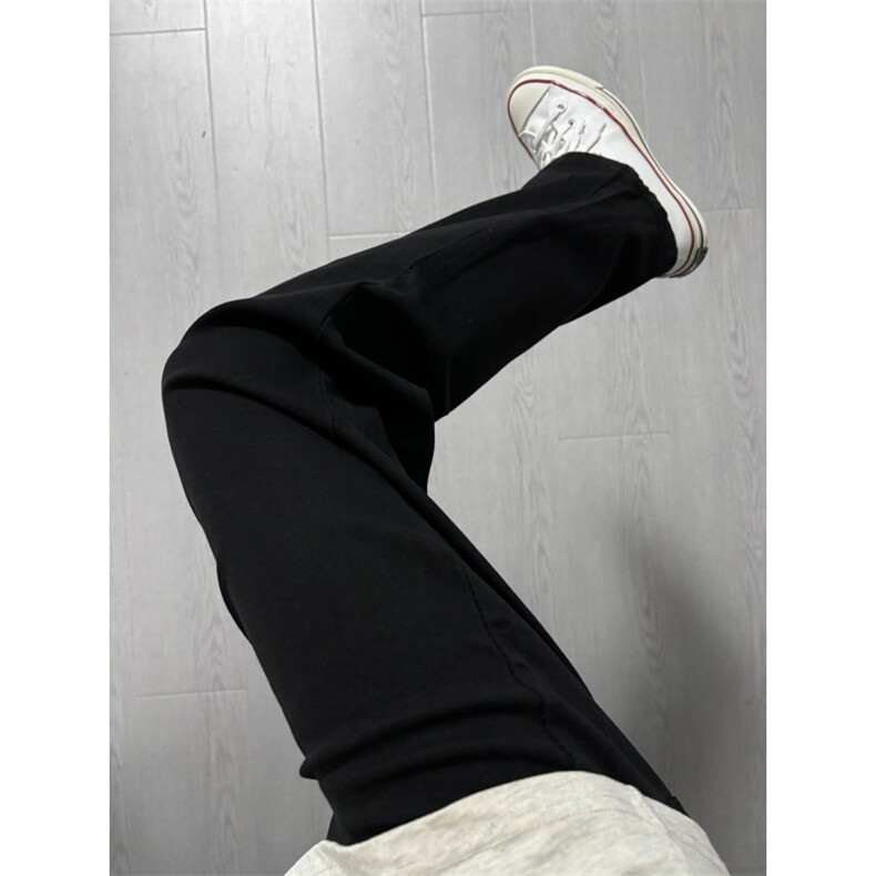 【有货】黑色牛仔裤男美式cleanfit微喇裤子高街N083LL-特P32,男装牛仔裤,星座1007（原301D）