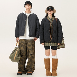 2025冬新款男日系潮牌双面穿白鸭绒羽绒服加厚外套棉衣YR60-F250图片