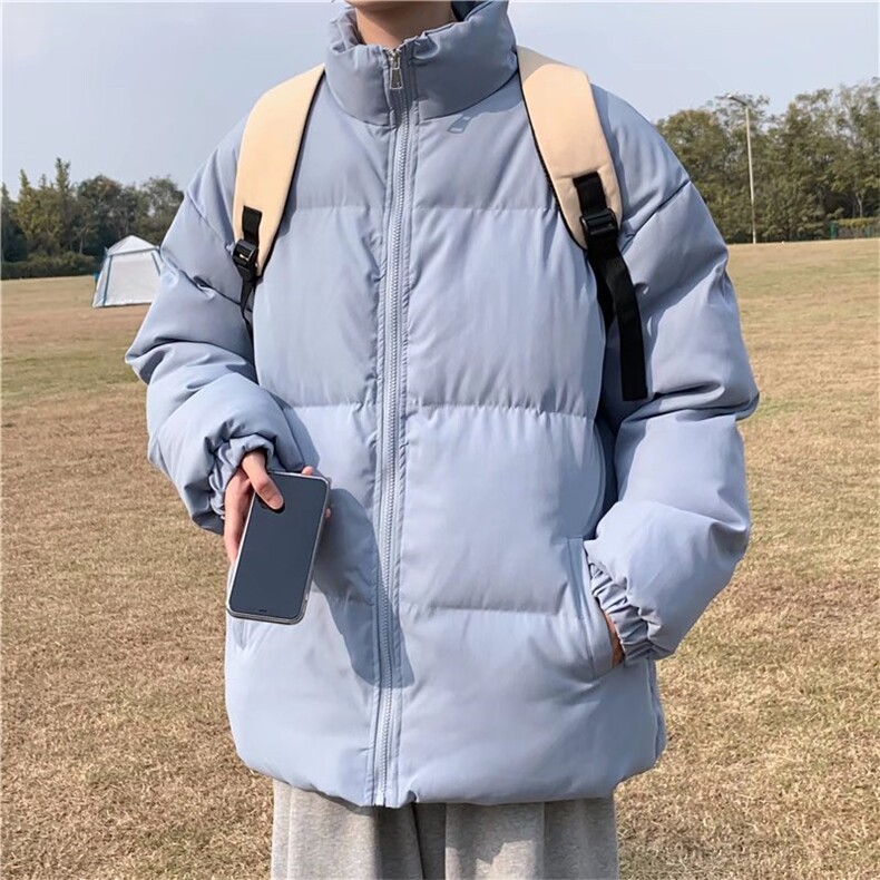 冬天反季棉衣棉服潮男情侣款面包服2025新款港风宽松羽绒棉袄外套,男装棉衣,星座715-4