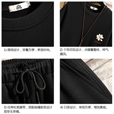 TY7059-P75圆领卫衣套装男运动套装两件套砖墙挂拍，男装卫衣，电商A040A