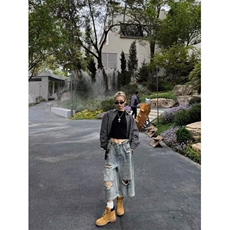 气质文艺潮流ins新款美式街头vibe破洞阔腿牛仔裤男女时尚DU07，男装牛仔裤，星座1116A（原606A-3）
