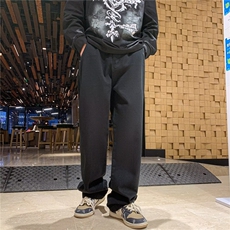 休闲裤青春流行春秋百搭简约潮宽松型长裤男时尚潮牌CK49P38，男装休闲裤，星座410-2
