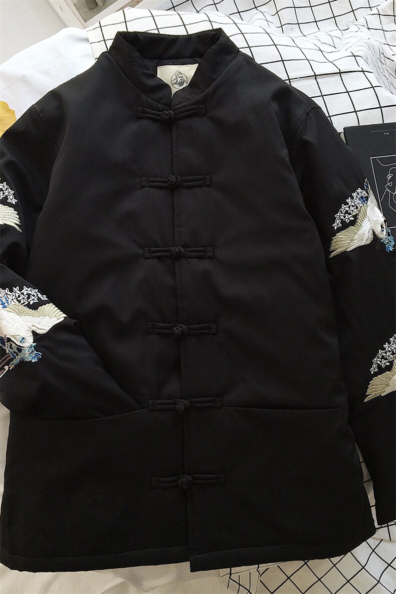 2025冬季新款风棉衣男短款修身绣花男士外套加厚棉服^0663^,男装棉衣,钱塘777(原3023)