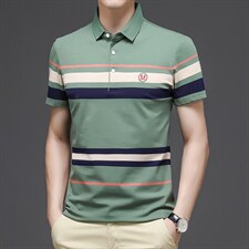 男士商务休闲纯棉短袖T恤夏季青年潮流半袖POLO衫上衣P65，男装Polo衫，星座1105-3