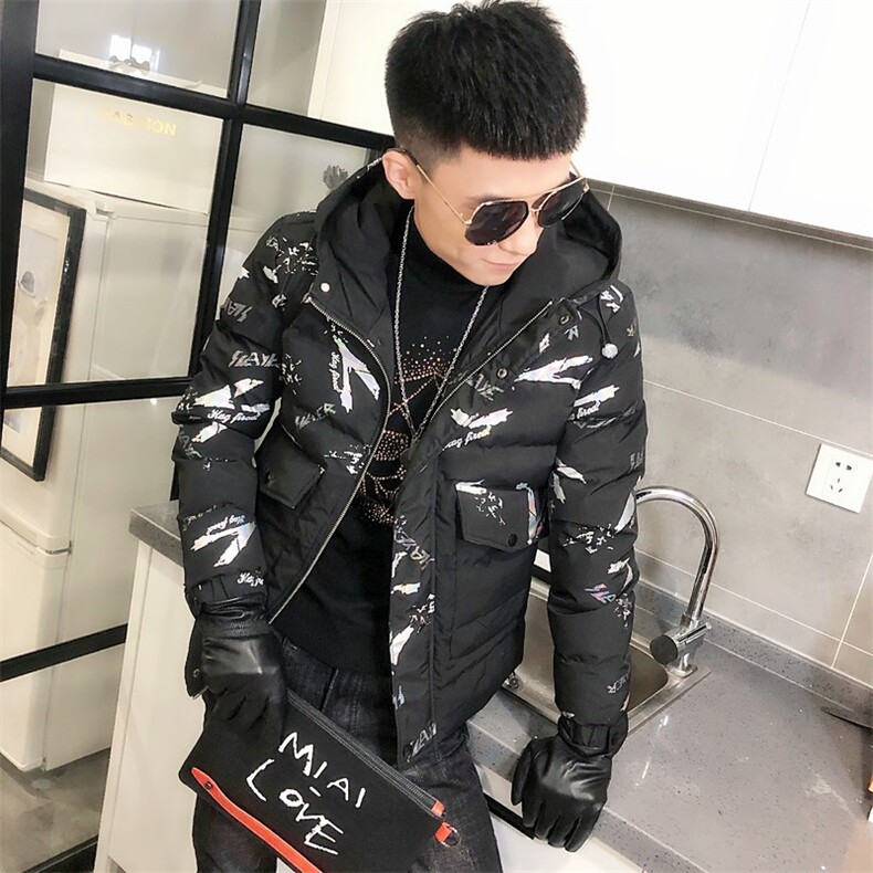 1冬季印花棉服社会精神小伙加厚帅气棉衣保暖外套C301B-MF06,男装棉衣,电商C301B