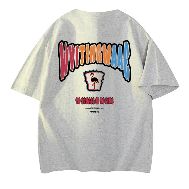 可设48小时发货支持抖音得物来样二开230克重磅美式短袖t恤MT360，男装T恤，电商A486