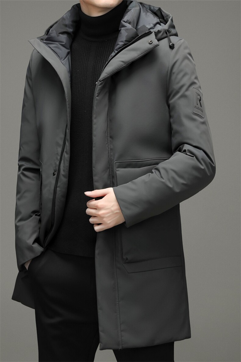 2023冬季连帽羽绒服时尚加厚百搭爸爸装外套上衣YLY5028-P350,男装羽绒服,电商B212（原钱塘6029）