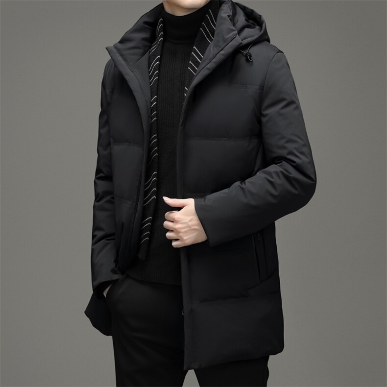 男士中长款羽绒服21冬季新款冬装保暖时尚防风外套YYYR6810-P330,男装羽绒服,钱塘6003A(原)4033A