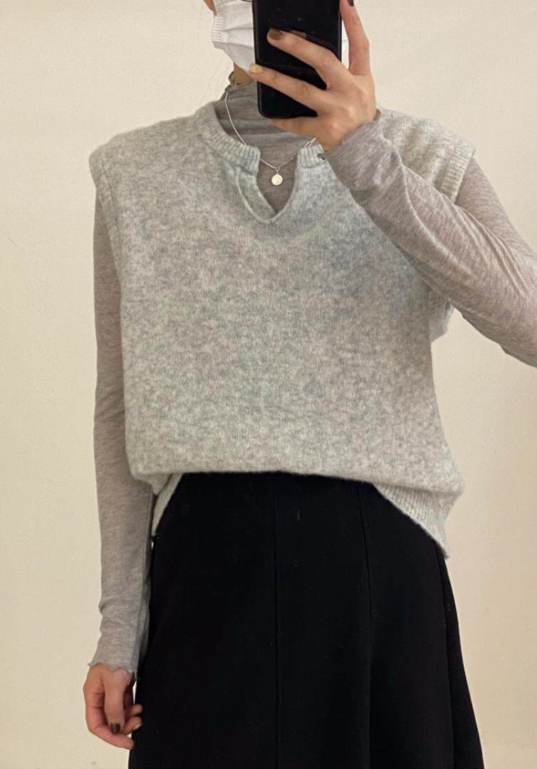 抗起球马甲?薄款打底，女装马甲，FMV