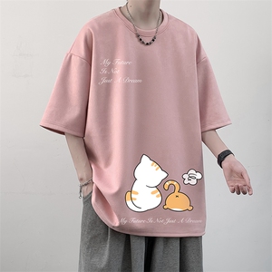 麂皮绒短袖t恤男大码半袖男 大皂风 JD82357-P25图片