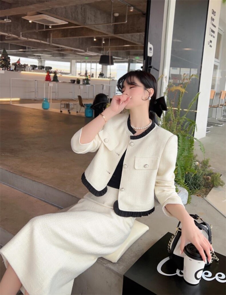 小香套裙，其它，韩伊雪