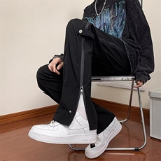 美式vibe高街潮牌机能冲锋裤男直筒微喇工装裤k2542-p40加绒55，男装工装外套，星座1008-1
