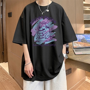 华夫格t恤男短袖男大码五分袖 酒店风 HT73317-P22图片