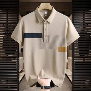25031-P40夏季时尚休闲T恤男POLO衫 欧货潮牌商务休闲短袖T恤图片