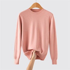 2025年秋季新款百搭男士圆领长袖针织衫，男装针织衫/毛衣，众美斯特