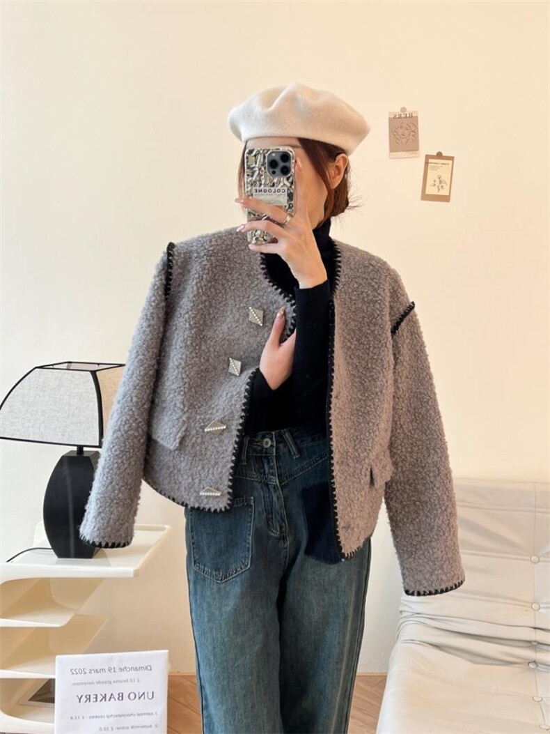 2022颗粒外套小个子穿搭，其它，泰靡(1F)