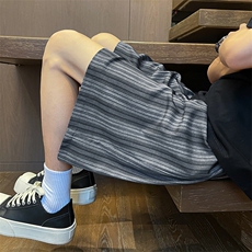 日系复古冰丝短裤男夏季条纹速干五分裤子-A2126TP22无差价控38，男装牛仔裤，电商B241