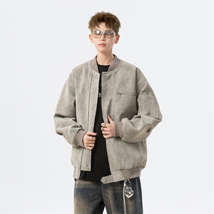 现货 三防春秋款男士皮夹克外套皮衣 JK309 P80图片