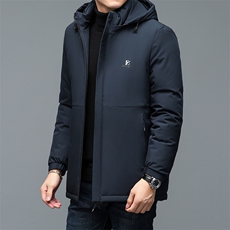 NN8282钱塘2020-3商务百搭简约冬季厚款翻领中年男士棉衣外套P95，男装棉衣，钱塘207-3