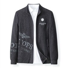 爸爸春秋季外套薄款中老年人秋装夹克中年男2023新款爷爷上衣服，男装夹克，电商B212（原钱塘6029）
