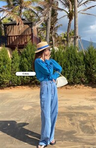 韩系木耳边小衫,其它,唇蔻