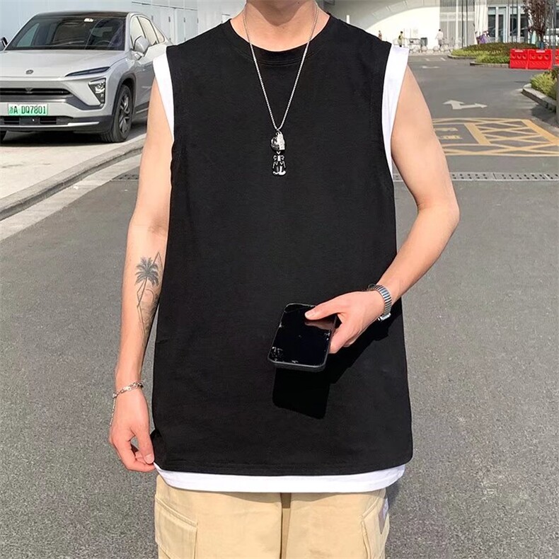 背心男士无袖t恤夏季篮球运动健身男生外穿T529P30，男装T恤，星座1116-2