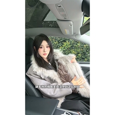 现货重磅硬挺boxy羽绒棉衣座山雕大毛毛领洗水麂皮棉服冬外套，男装棉衣，电商A486-1