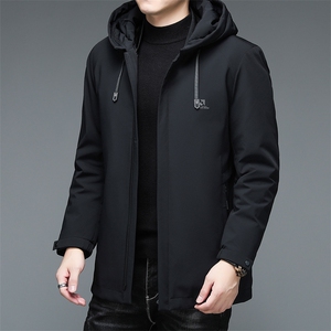 AN9858钱塘2020-3秋冬新款中老年男士商务休闲连帽羽绒服外套P219图片