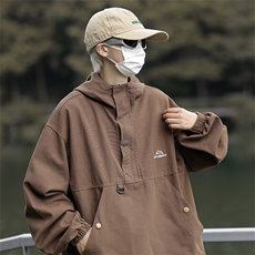 A697-P53潮机能百搭宽松工装夹克2023秋季新款冲锋衣外套男，男装夹克，星座512-6