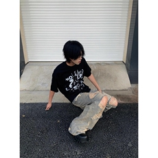【网图有货】水洗破洞牛仔裤欧美高街vibe裤子高街K8046LL特P45，男装牛仔裤，星座1007（原301D）