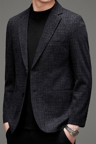 D1593男式2023春季新款便西男韩版西装外套商务休闲西服男装P190图片