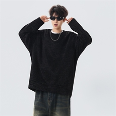 YK86146-P33加绒P38聚酯纤维小香风满天星卫衣男款秋冬季，男装卫衣，电商A086-1