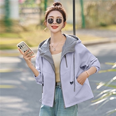 现货！现货！2026年春秋新款时尚撞色减龄百搭短款外套女，女装短外套，以桐