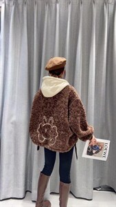 冬装新款 皮毛一体拼接针织帽,其它,姚姚家