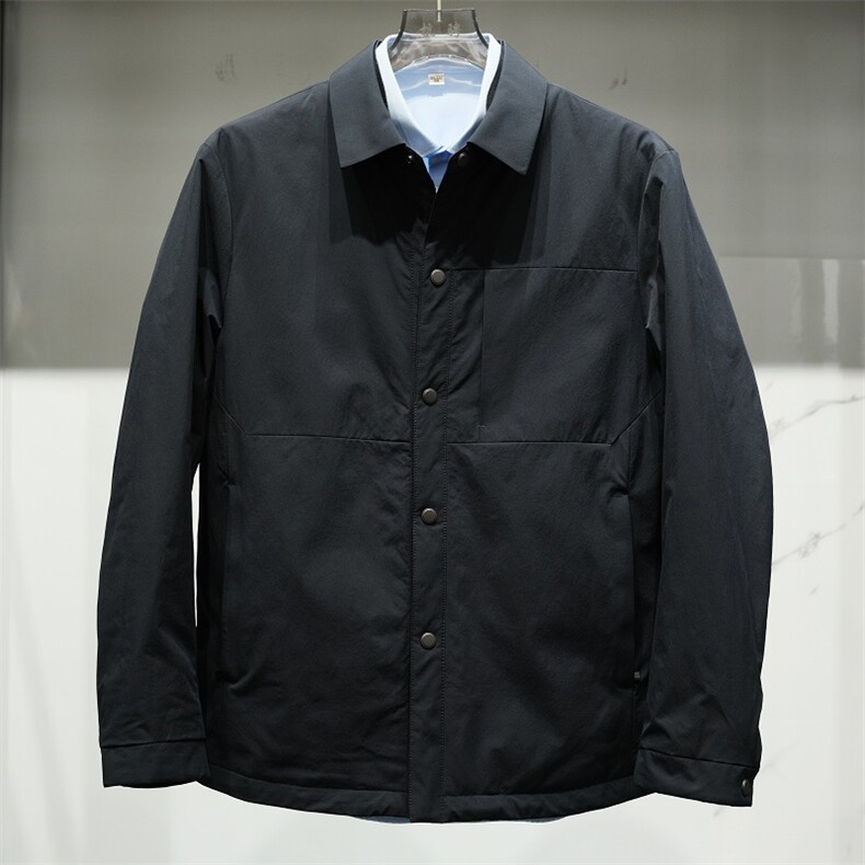 F82601主推衬衫领鹅绒服夹克外套图片