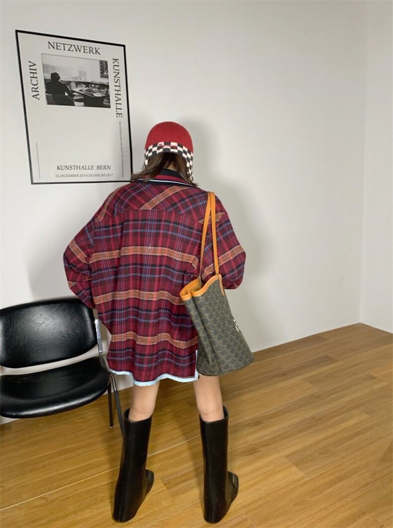 现货磨毛格衬衣，其它，大图 DTU