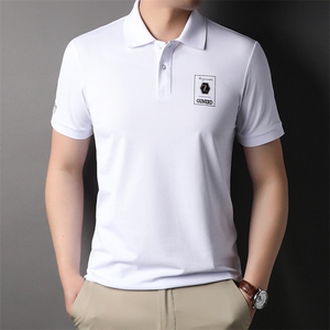 夏季Polo衫纯棉商务休闲男装短袖t恤宽松翻领半袖体恤HP88310-P60图片