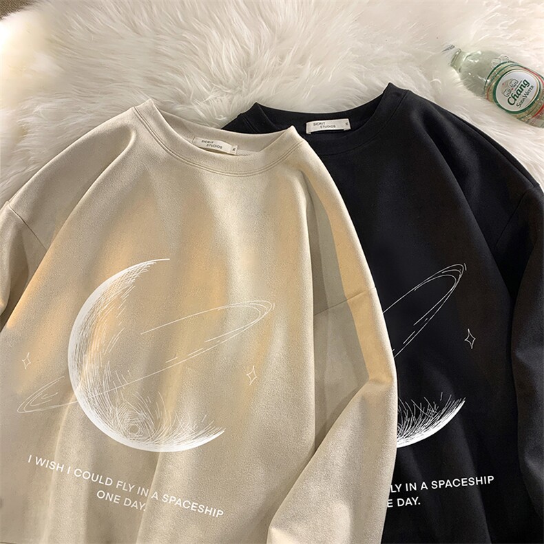 麂皮绒卫衣男大码重磅长袖t恤男JW81246-P35,男装卫衣,电商A040