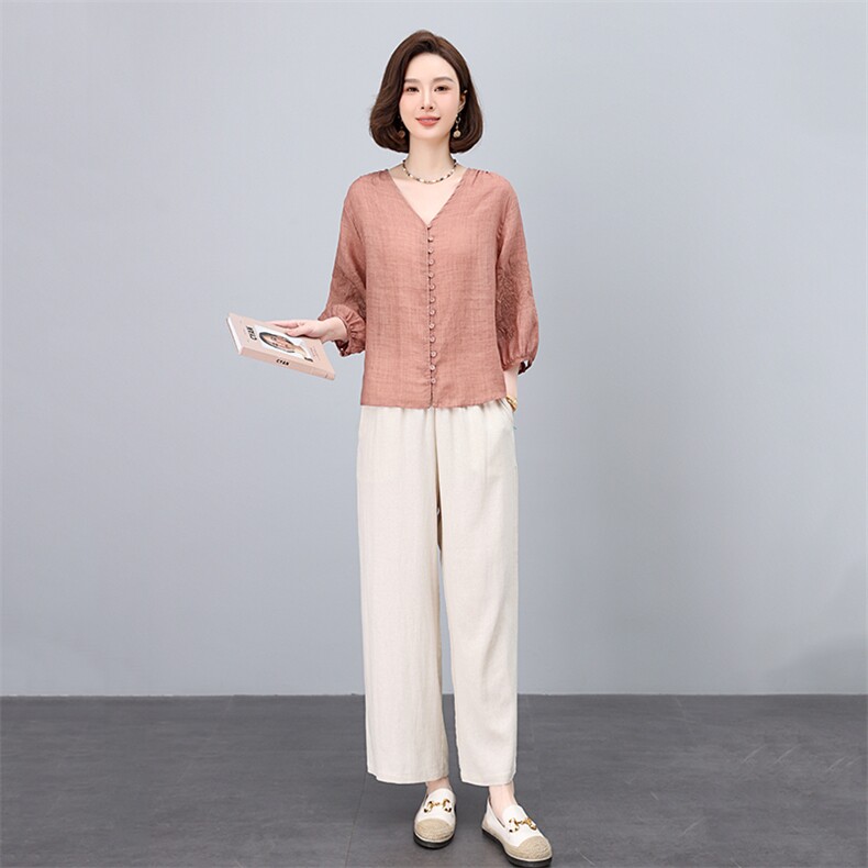 妈妈时尚卫衣套装女春秋2025新款宽松洋气减龄中年休闲运动两件套,女装套装/套裙,凝聚力