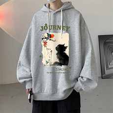 连帽卫衣男大码胖子帽衫大号运动服WY2433-P35，男装卫衣，电商A040