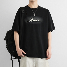 2025美潮高定印花宽松短袖T恤半袖衣服BG3009P70，男装T恤，星座914