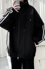JK5009/P65春装新款连帽夹克男潮上衣感谢织带设计百搭外套，男装夹克，电商A141