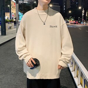 M18098-P45加绒款-P65半高领毛衣男士大码针织衫男毛线衣男，男装针织衫/毛衣，电商A040