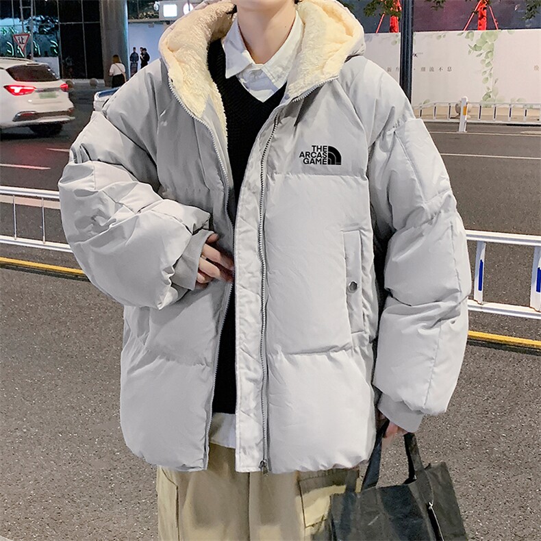 MY16232-P100加厚加绒连帽棉衣男大码棉服男面包服男,男装棉衣,电商A040