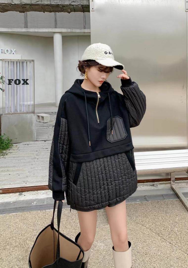 拼接现货，卫衣，女装卫衣/绒衫，爱美欧