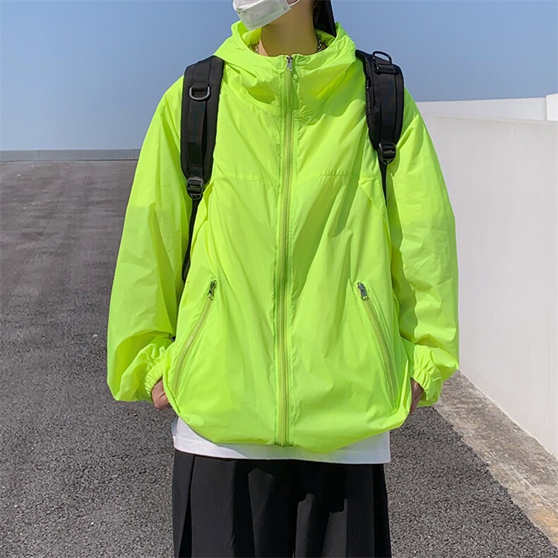 F8038/P60防晒指数UPF50+合格防紫外线防晒服男皮肤衣薄外套，男装防晒衣，电商A141