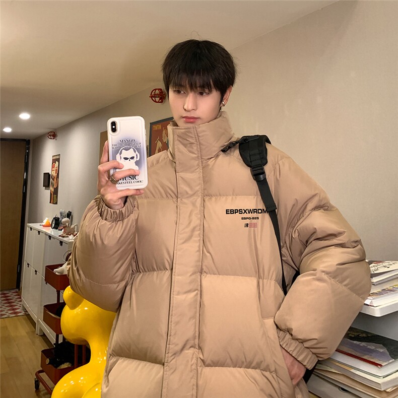 特批内景时尚字母印花面包服翻领棉衣A247-TPMY63701特批75控128,男装棉衣,电商A247
